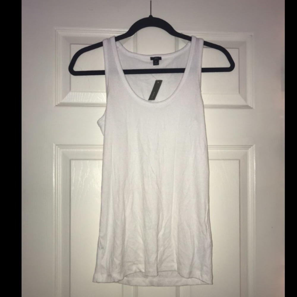 JCREW NEW WHITE TANK TOP